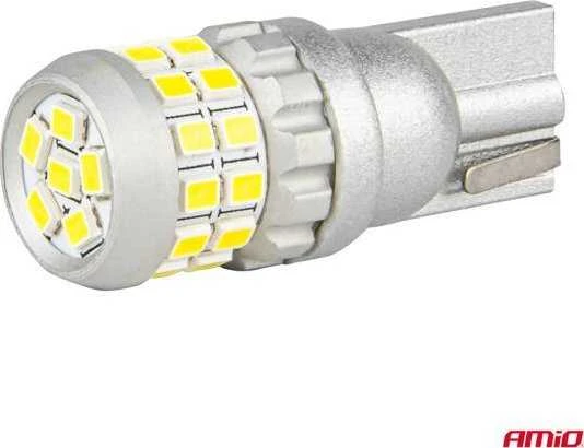 T10 W5W 30SMD LED lemputė su aliuminio korpusu
