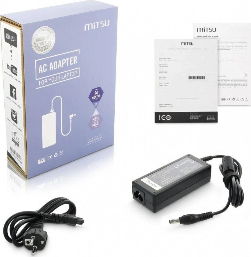 Samsung Mitsubishi Motors Nešiojamojo Kompiuterio Įkroviklis - Mitsu 60W