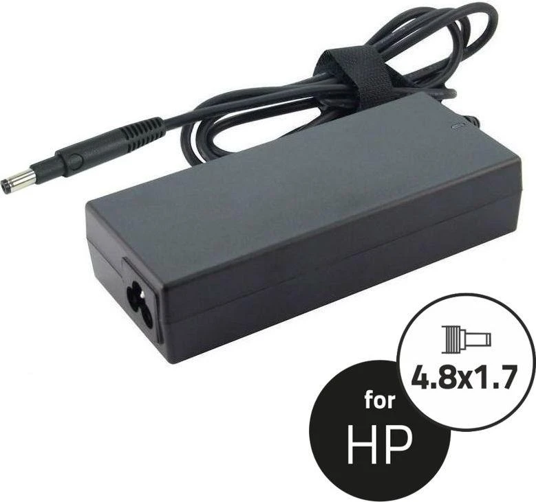 QOLTEC 50050 Nešiojamas kompiuteris AC maitinimo adapteris 65W 19.5V 3.33A 4.8x1.7 +maitinimo laidas