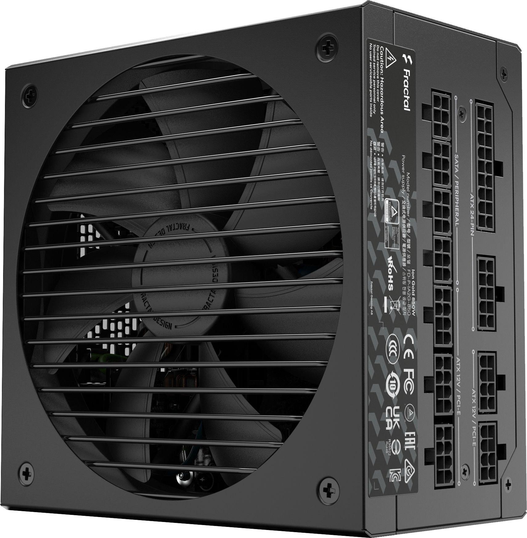 Fractal Design Fraktalų dizainas | Visiškai modulinis PSU | ION Gold 850W | 850 W