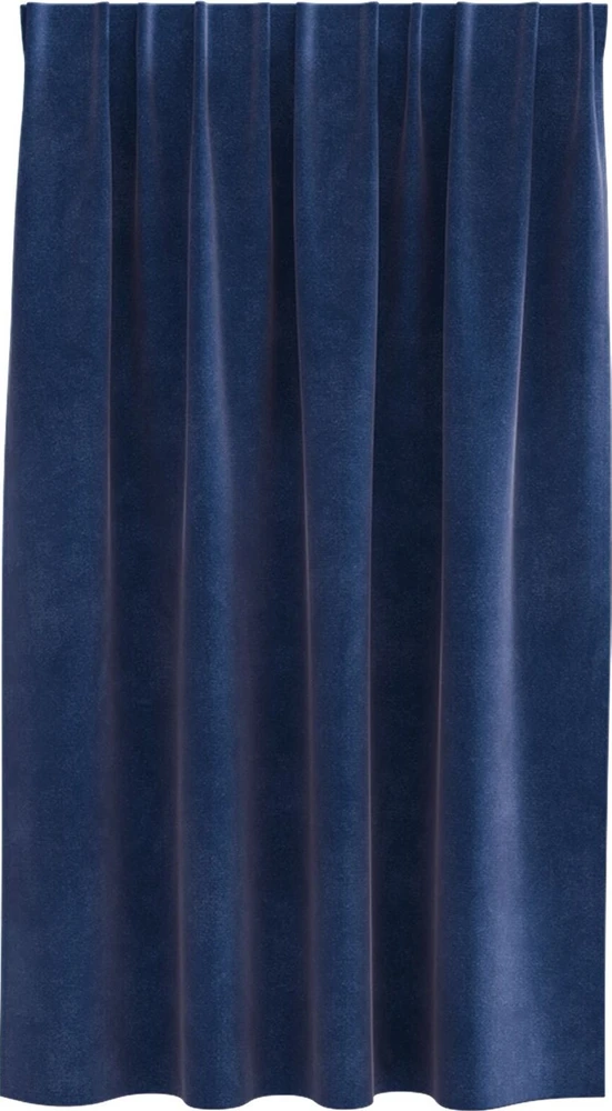 Užtemdymo užuolaidos 2 vnt. Tamsiai mėlyna 140 x 140 cm Aksomas
