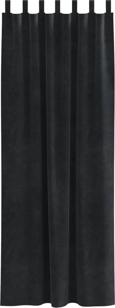 Užtemdymo užuolaidos 2 vnt. Juoda 140 x 260 cm Aksomas