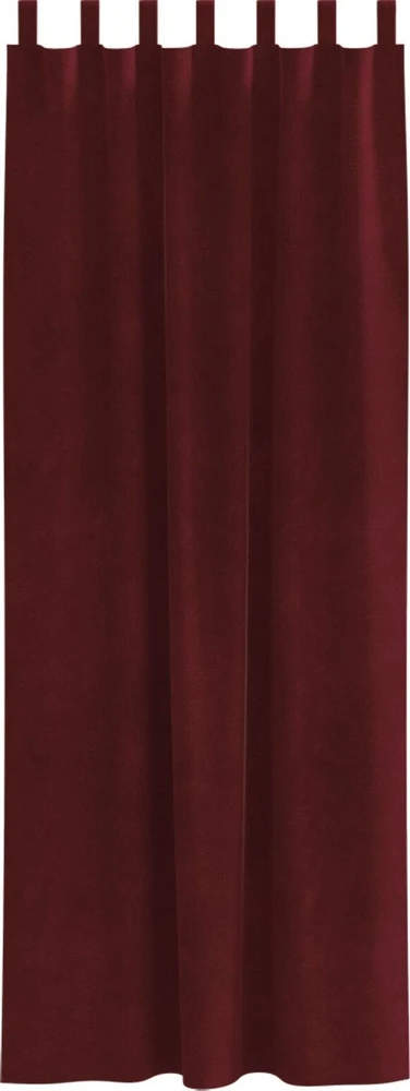 Užtemdymo užuolaidos 2 vnt. Vyno raudona 140 x 260 cm Aksomas