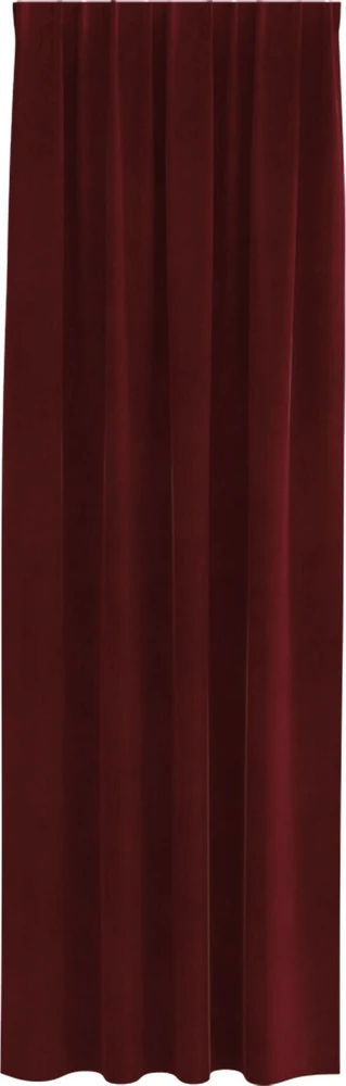 Užtemdymo užuolaidos 2 vnt. Vyno raudona 140 x 260 cm Aksomas