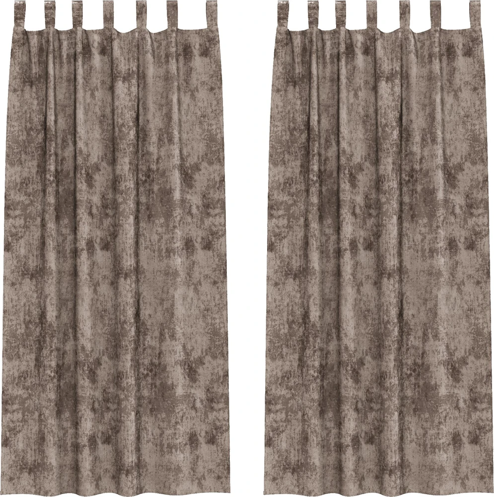 Aksominio tipo užuolaidos 2 vnt. Kapučino 260 x 140 cm Aksomas