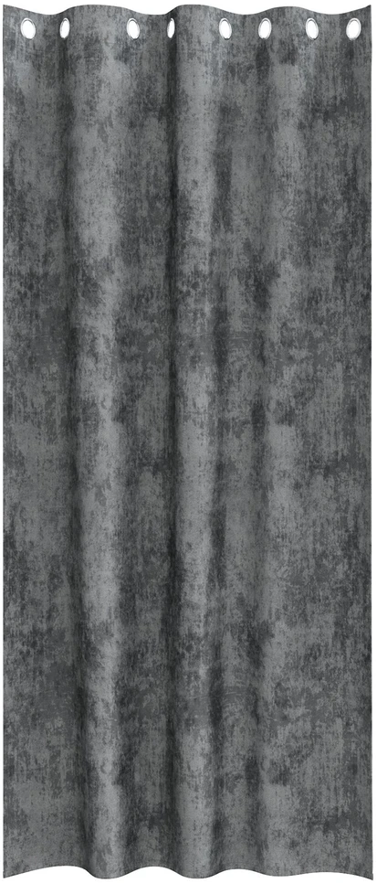 Aksominio tipo užuolaidos 2 vnt. Pilka 245 x 140 cm Aksomas