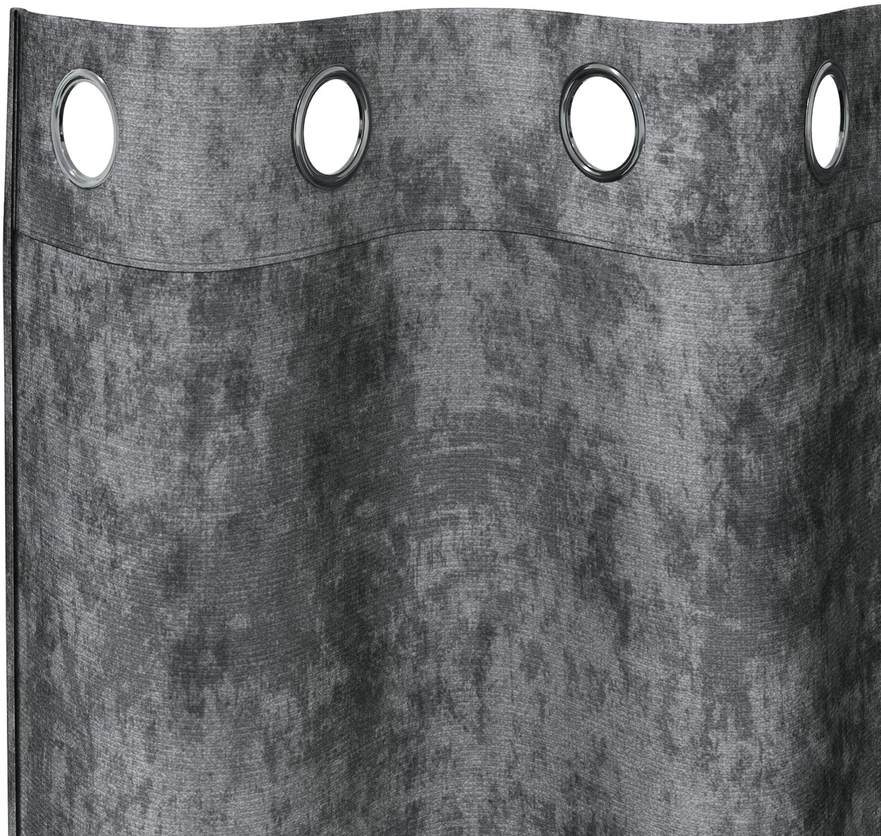 Aksominio tipo užuolaidos 2 vnt. Pilka 245 x 140 cm Aksomas