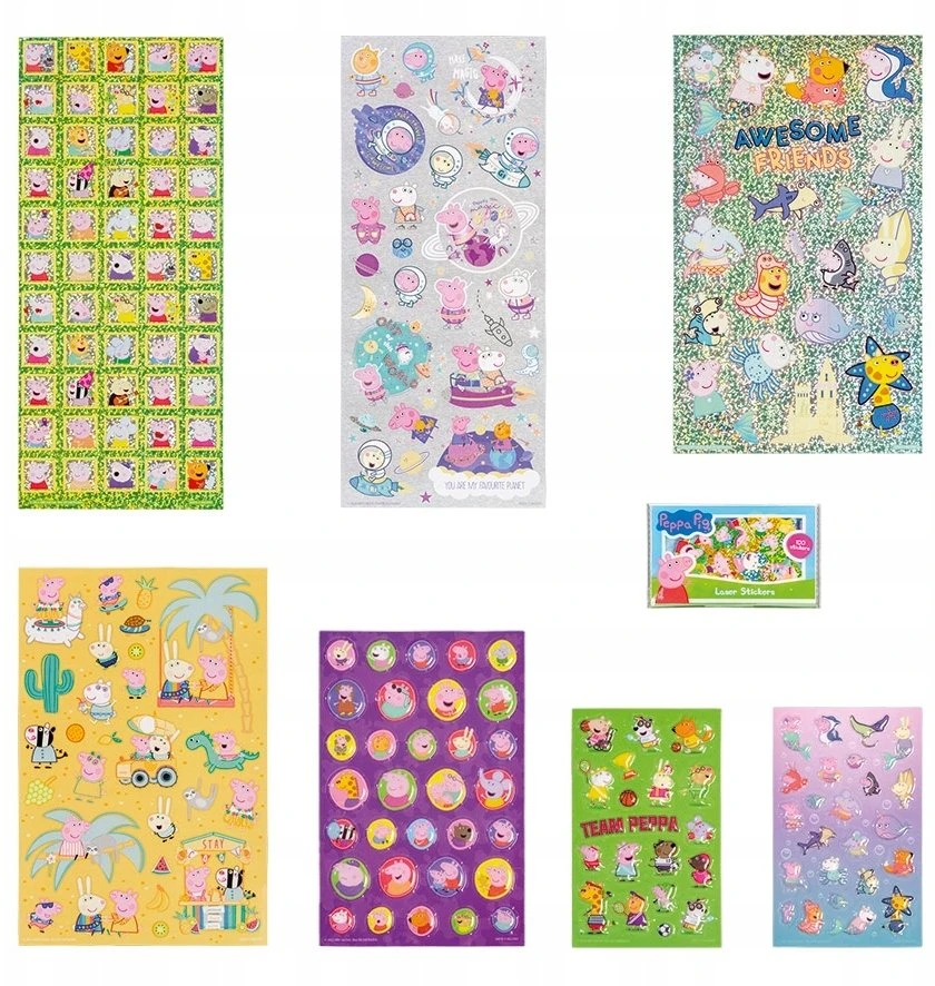 Zdesign Ccg Mz Import CCG super set naklejki Peppa 7ark 60167