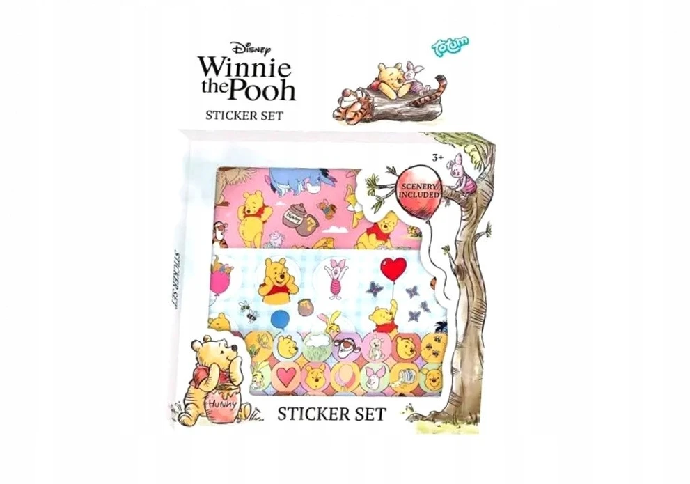 TOTUM WINNIE THE POOH lipdukų rinkinys, TT690200
