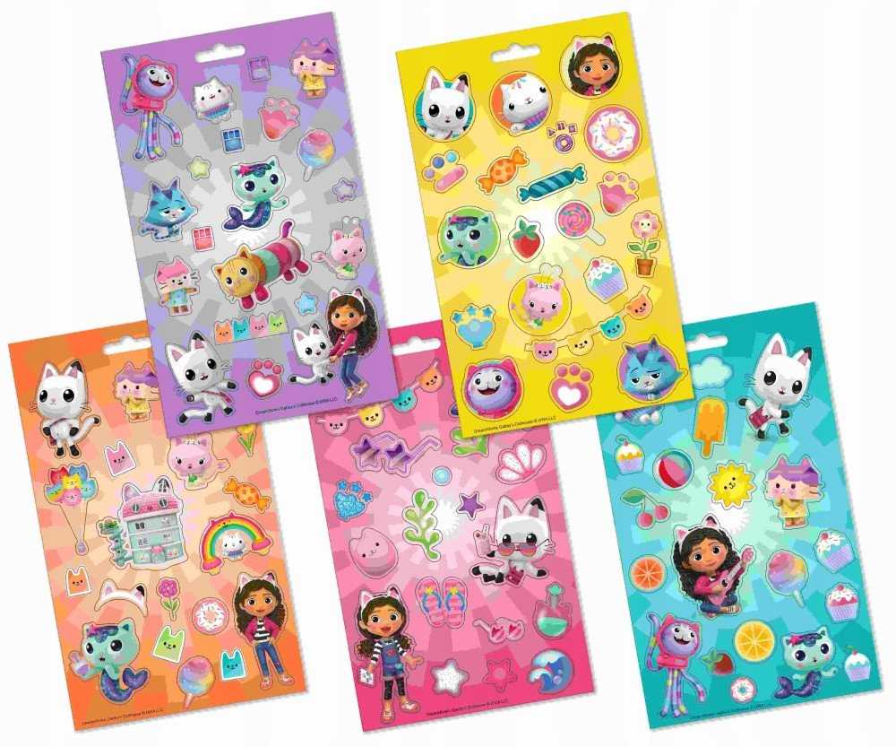 Zdesign Kids Euroswan Hiszpania *****Gabby komplektas naklejek 58szt GD00081 85546