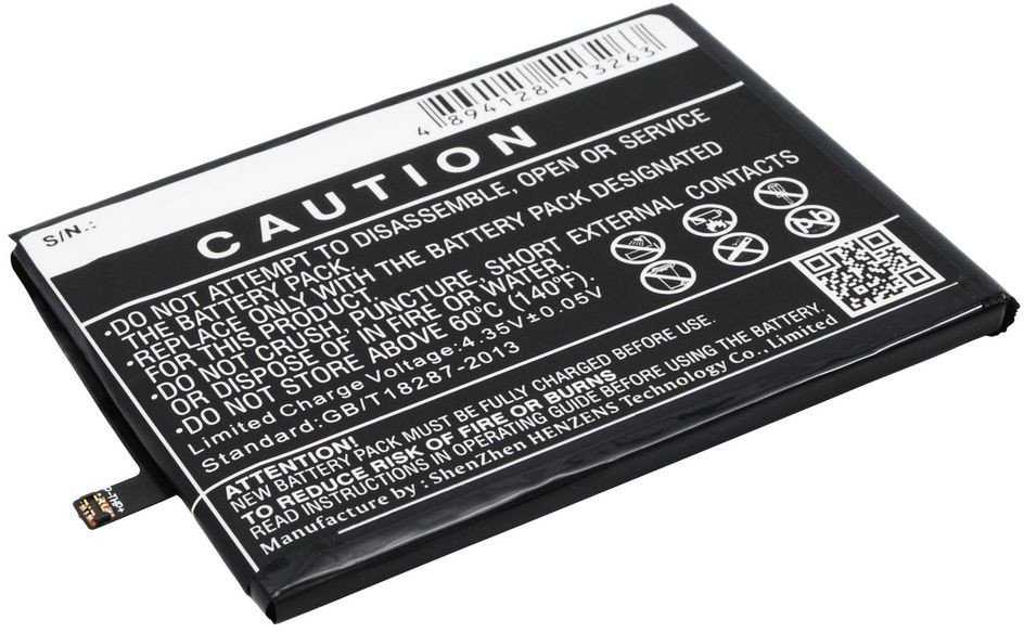 Bateria Zebra CoreParts MOBX-BAT-WKF200SL, Baterija, Wiko, Juodas, Lithium Polymer (LiPo), 3000 mAh, 3.8 V