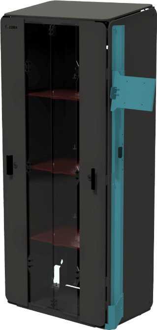 Zebra SIDE MOUNTING RAIL 1.5M (59 INCHES). RAIL FOR MOUNTING CC6000 TO LARGE CABINET VERTICALLY
