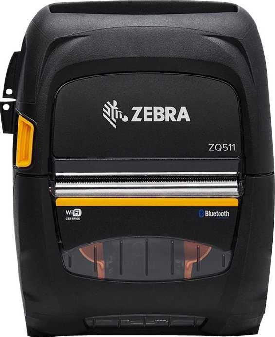 Spausdintuvas Zebra ZQ511, Tiesioginis terminis, 203 x 203 DPI, 127 mm/sek., Laidinis ir belaidis, Juoda