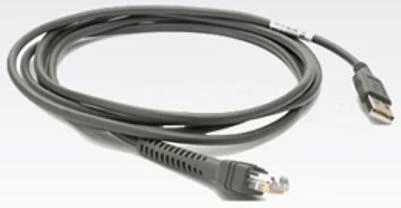 Zebra USB laidas su RJ45 jungtimi ir gofro mova
