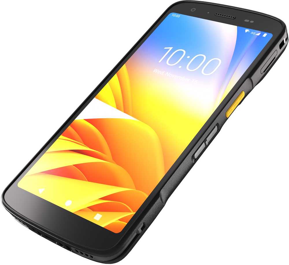 „Zebra“ tinklo terminalas su lietimui jautriu ekranu, TC22 / WLAN/Wifi 6 / SE4710 / 6" / 6 GB / 64 GB / 16 MP RFC / 5 MP FFC / 2 kontaktų galinė įvestis/išvestis / padidinta 5200 mAh baterija / NFC / BT / USB-C / GMS / ROW