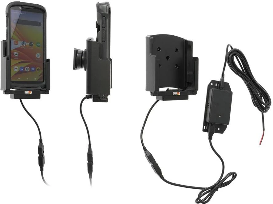 PROCLIP CHARGING CRADLE WITH TILT-SWIVEL AND 5.4V HARD-WIRED POWER SUPPLY FOR ZEBRA TC53/58 WITH RUGGED BOOT