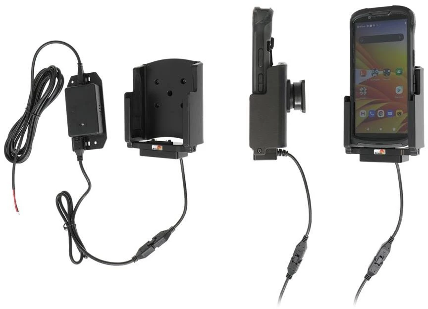 PROCLIP CHARGING CRADLE WITH TILT-SWIVEL AND 5.4V HARD-WIRED POWER SUPPLY FOR ZEBRA TC53/58 WITH RUGGED BOOT