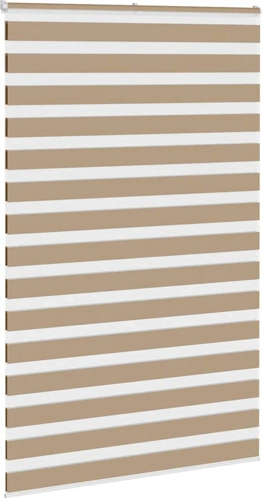 Zebro žaliuzė, smėlio rudos spalvos, 145x230 cm, audinys, plotis 140,9 cm, poliesteris
