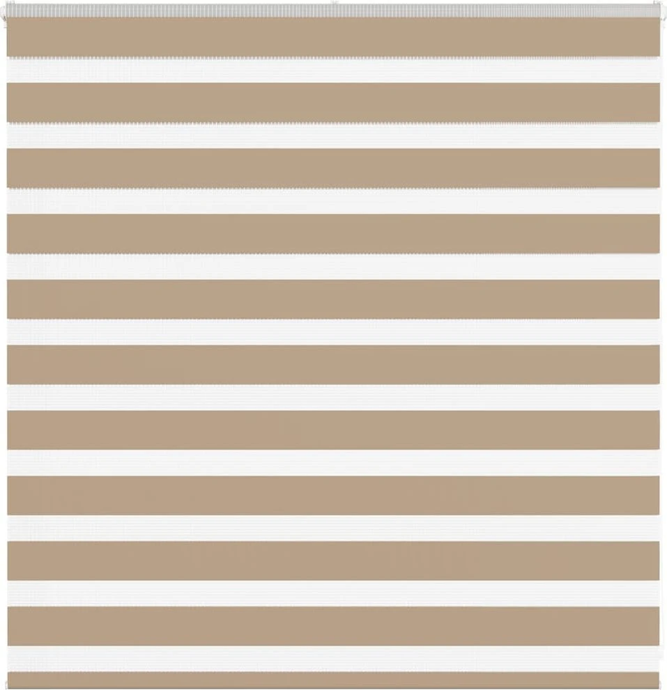 Zebro žaliuzė, smėlio rudos spalvos, 150x100 cm, audinys, plotis 145,9 cm, poliesteris