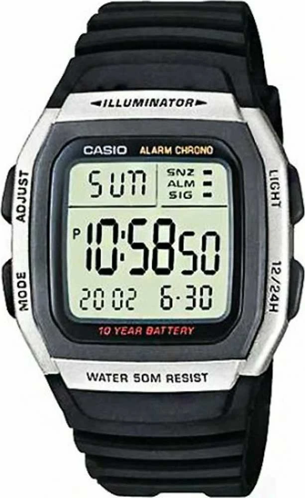 Laikrodis Casio Collection Vintage CASIO COLLECTION ILLUMINATOR 10 YEARS BATTERY W-96H-1AVDF