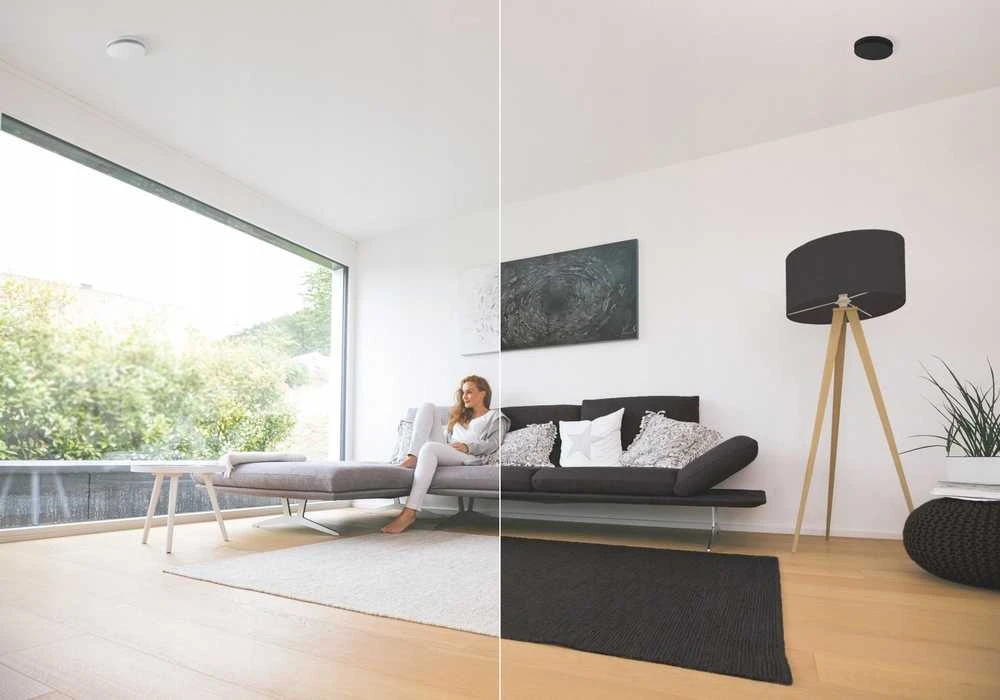 Zehnder ComfoValve Luna S125 pieplūdes difuzors, juodas