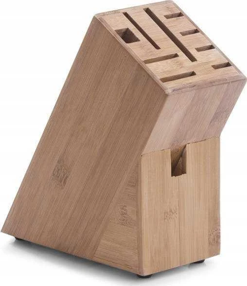 Zeller Bamboo Bambukinis peilių stovas, peilio blokas - 22x22x9cm