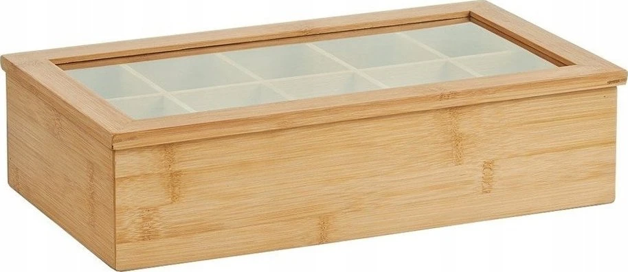Bamboo Bambuko arbatos dėžutė maišeliuose - 10 skyrių, ZELLER