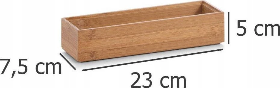 Bamboo Bambuko laikymo konteineris, 23x7,5x5 cm, ZELLER