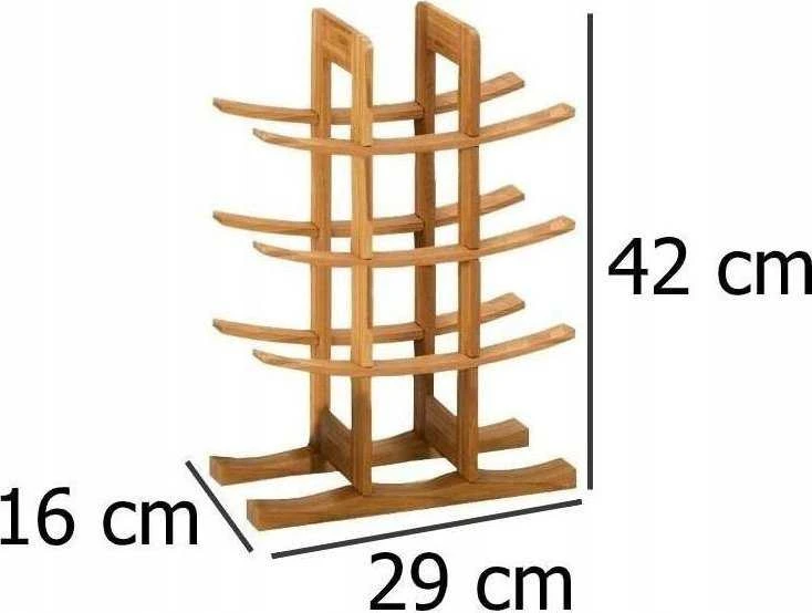 Zeller,Wine Shelf Bamboo