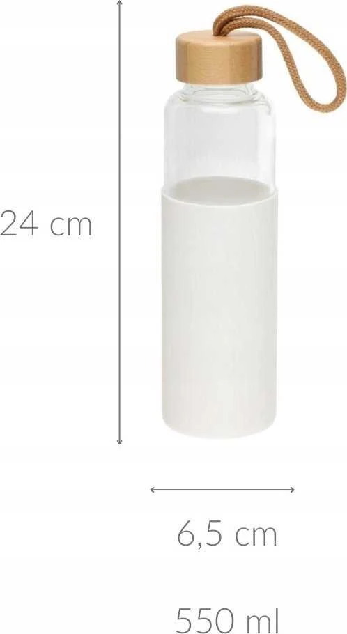 Zeller Buteliai su silikoniniu dangteliu, 550 ml