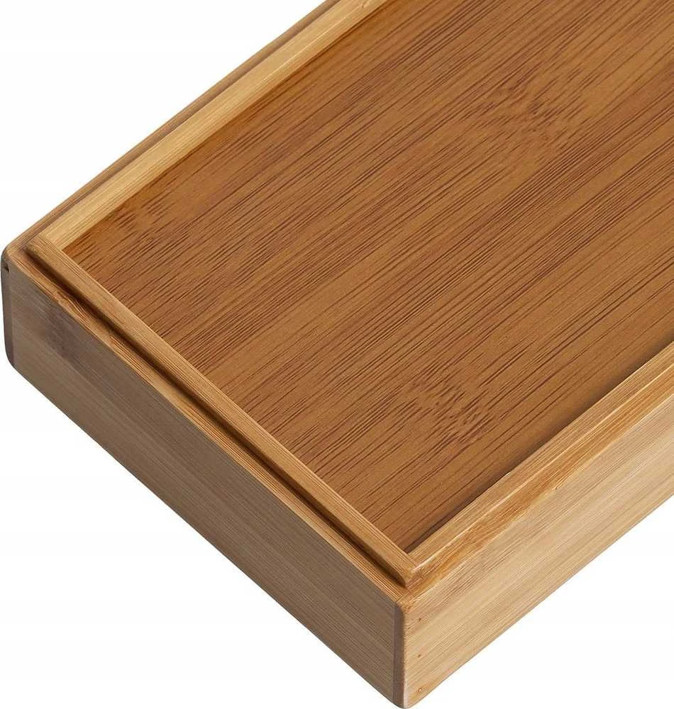 PIECES Organizatorius kosmetikai, bambukas, 2 vnt., ZELLER