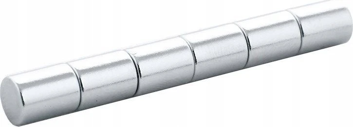 PIECES Magnetai užrašams, nerūdijančio plieno, 6 vnt., ZELLER