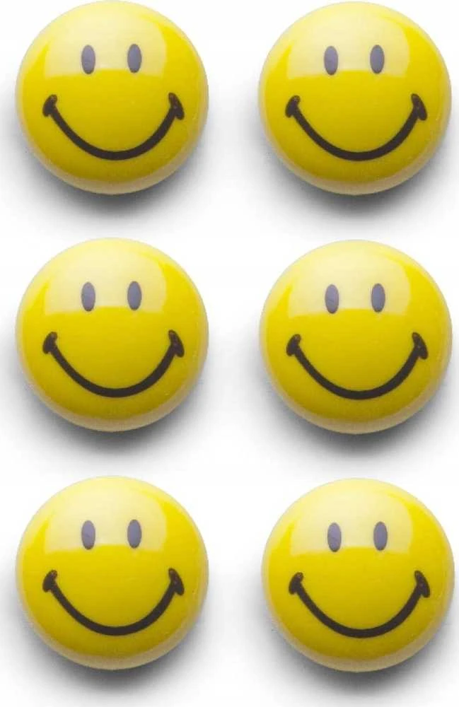 Zeller Smiley magnetukai, 6 vnt, Ø 3 cm