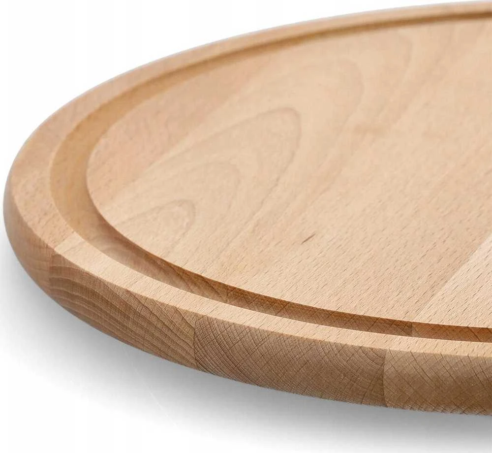 Zeller Apvali pjaustymo lenta iš buko medienos, Ø 31 cm