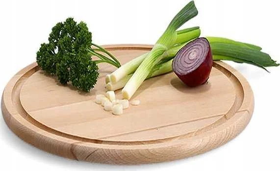 Zeller Apvali pjaustymo lenta iš buko medienos, Ø 31 cm