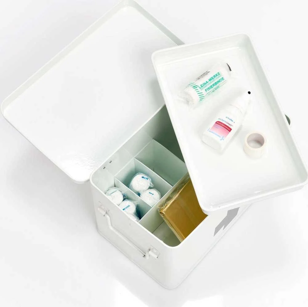 First Metalinis pirmosios pagalbos vaistinėlė, medicininė dėžutė, 32x20x20 cm, ZELLER