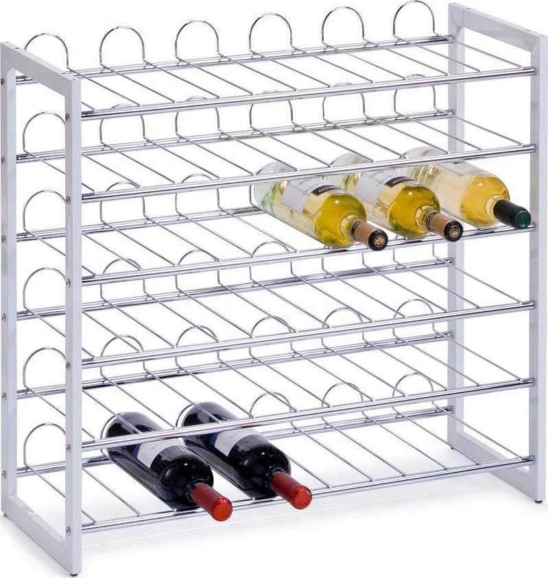 Metalinis vyno stovas 36 buteliams
