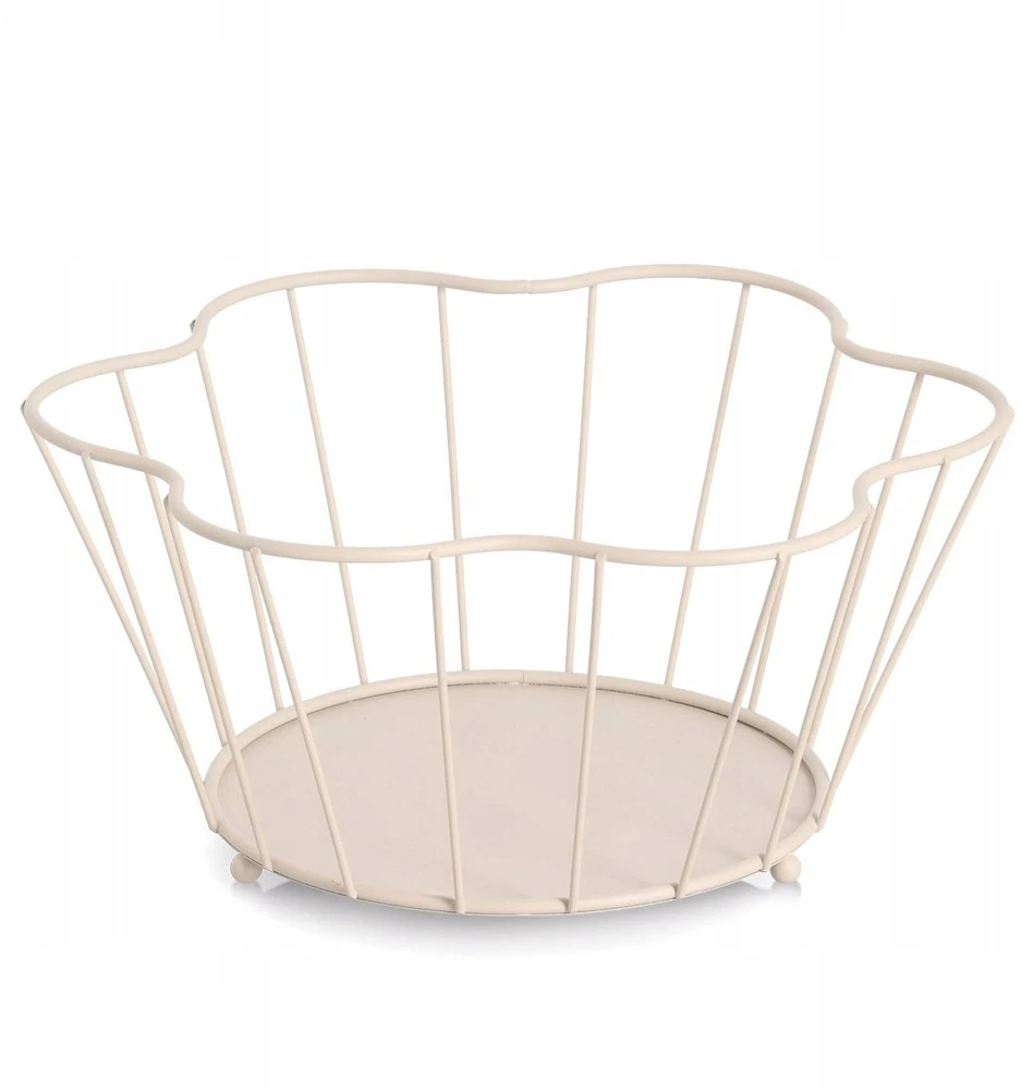 Zeller Metalowy koszyk na owoce , smėlio spalva, Ø 30 cm