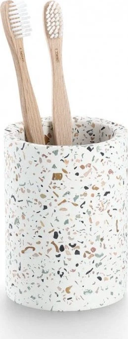 Zeller TERRAZZO dantų šepetėlio puodelis, Ø 8,2 cm
