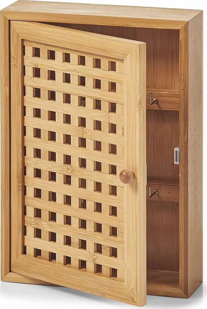 Zeller Bamboo Raktų spintelės dėklas, laikiklis Bambuko raktas