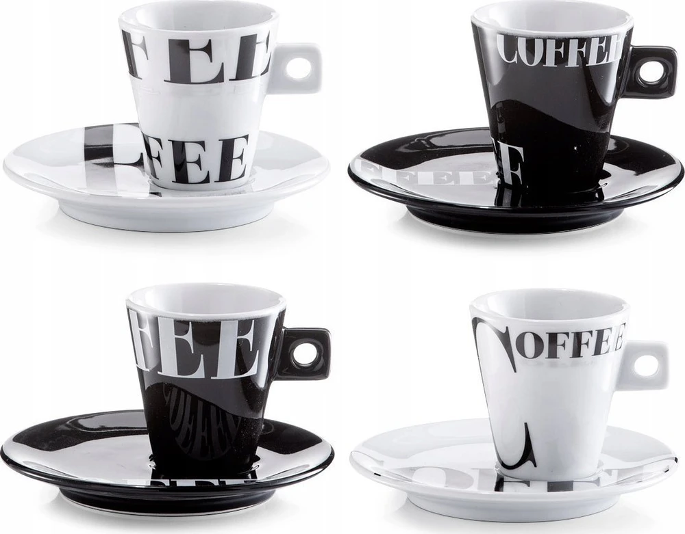 COFFEE STYLE espresso set, 8 pieces, ZELLER