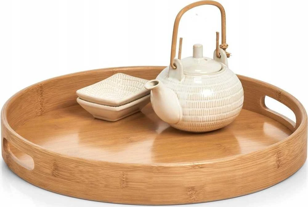 Bamboo Serviravimo padėklas apvalus, Ø 38 cm, bambukas, ZELLER