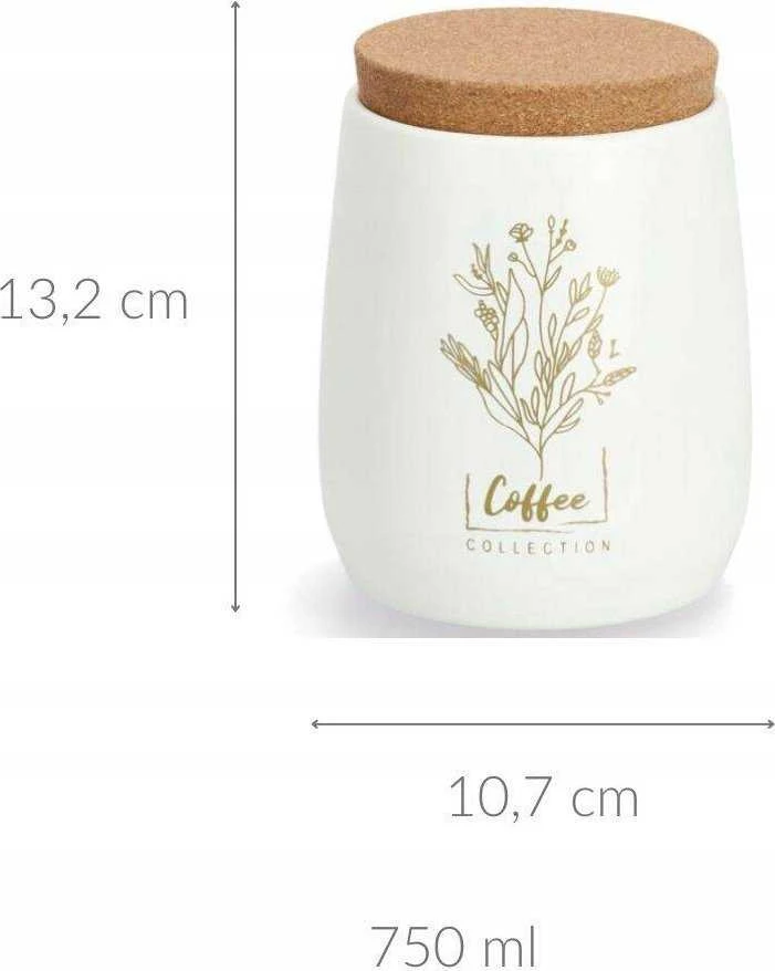 Zeller KAVOS skardinė su kamštiniu dangteliu, 750 ml