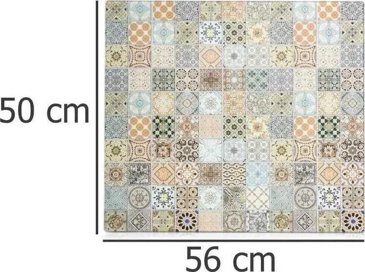 Stiklinė apsauginė plokštė MOSAIC krosnelei, didelė, ZELLER