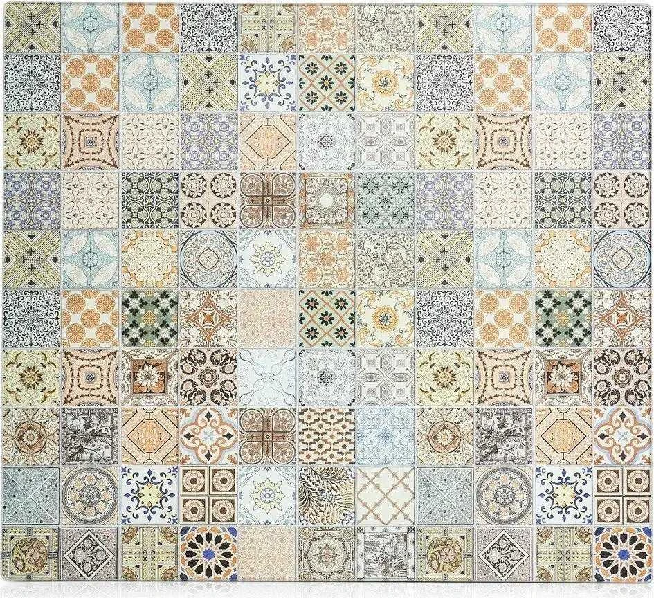 Stiklinė apsauginė plokštė MOSAIC krosnelei, didelė, ZELLER