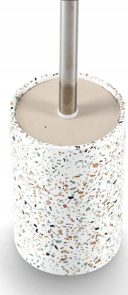 Zeller Tualeto šepetys su cemento talpykla TERRAZZO, Ø 10,3 cm