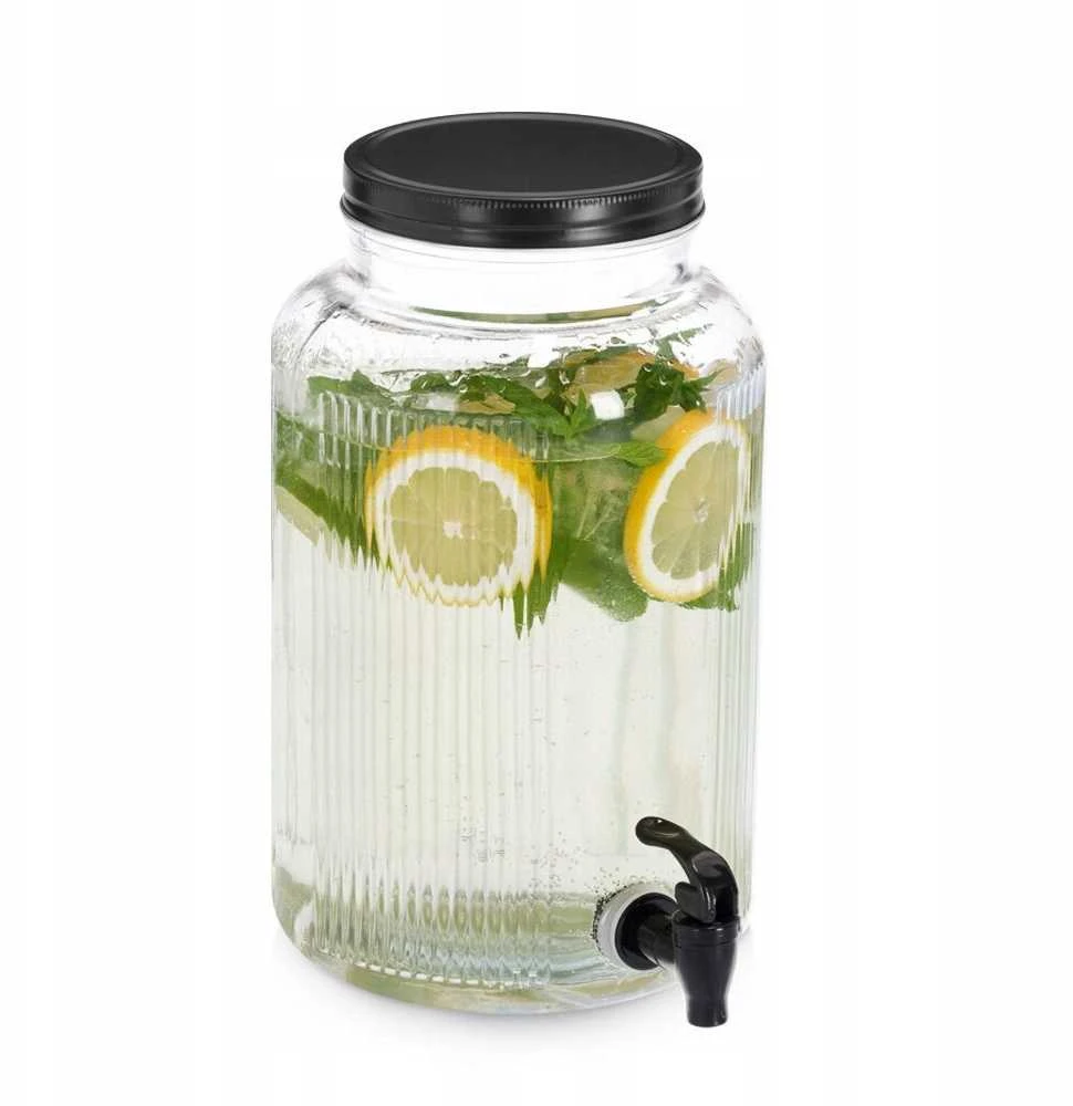 Zeller Stiklinis indas su čiaupu KITCHEN ESSENTIALS, 3900 ml