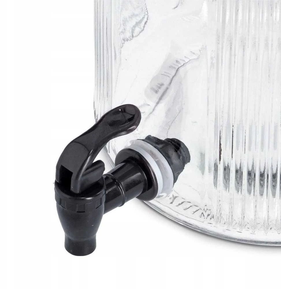Zeller Stiklinis indas su čiaupu KITCHEN ESSENTIALS, 3900 ml