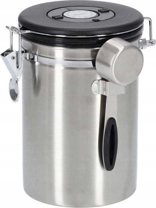 Zeller Nesandari kavos skardinė su segtuku ir matavimo puodeliu, 1700 ml