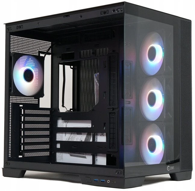 „Zenpc Cube“ korpusas juodas (ZEN.QB.01.BK)
